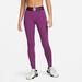 Nike Pants & Jumpsuits | Nike Pro Graphic Mid-Rise Leggings Purple Size S And Sports Bra Purple Size M | Color: Purple | Size: S M