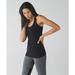 Lululemon Athletica Tops | Lululemon Cool Racerback Tank Reversible Black Size 4 | Color: Black/White | Size: 4