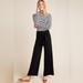 Anthropologie Pants & Jumpsuits | Anthropologie Moth Sweater Knit Cropped Front Tie Pants Black | Color: Black | Size: Xs