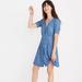 Madewell Dresses | Madewell Denim Daylily Dress Button Front Down. Size 6 | Color: Blue | Size: 6