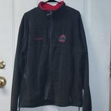 Columbia Jackets & Coats | Columbia Ncaa Ohio St. Buckeyes Men's Xl Full Zip Fleece Jacket Gray | Color: Gray/Red | Size: Xl