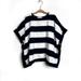 Lilly Pulitzer Shirts & Tops | Lilly Pulitzer Hayley Striped Sweater Poncho | Color: Blue/White | Size: 4g