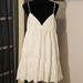 Zara Dresses | Nwt Zara White Eyelet Babydoll Dress S | Color: White | Size: S