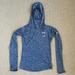 Nike Tops | Nike Dri-Fit Women’s Team Usa Field Hockey Navy Heathered Pullover Hoodie Sz Xs | Color: Blue/Gray | Size: Xs