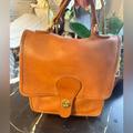 Coach Bags | Coach Vintage Brown Leather Crossbody Bag | Color: Tan | Size: Os