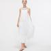 J. Crew Dresses | J.Crew Tiered Halter Maxi Dress Rainbow Embroidery Size Xs | Color: White | Size: Xs