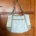 Coach Bags | Coach Alexandra Large Tote Shoulder Handbag Purse 16739 Cream~ Taupe | Color: Cream/Tan | Size: Os