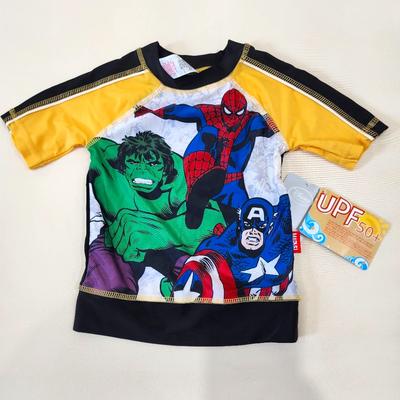 Disney Swim | 2t Disney Marvel Rashguard | Color: Black/Red | Size: 2tb