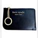 Kate Spade Accessories | Kate Spade Zip Around Saffiano Leather Black Card Holder New With Tag | Color: Black | Size: Os