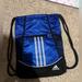 Adidas Bags | Adidas Draw String Bag | Color: Black/Blue | Size: Os