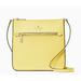 Kate Spade Bags | Kate Spade New York Sadie North South Leather Crossbody Shoulder Bag Purse $299 | Color: Yellow | Size: Os