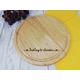 Personalised Engraved Wooden Round Chopping Cheese board Gift Any Name Dad Grandad Mum Nanna