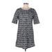 BCBGeneration Casual Dress - Shift: Gray Marled Dresses - Women's Size Medium