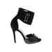 Carvela Heels: D'Orsay Stilleto Chic Black Solid Shoes - Women's Size 37 - Peep Toe