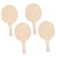 Kisangel 8 Pcs Badminton Racket Wood Beach Racket Toddlers Badminto Racket Ball Game Paddles Platform Tennis Paddle Badminton Racquet Beach Ball Rackets Kids Outdoor Toys Wooden Board