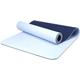 Yoga Mat Pilates Exercise Mat Men And Women Sit-ups Stretch Push-ups Longer And Wider Home Gym Sports Equipment (Color : Blue)