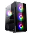 PALICOMP Gaming PC AMD RYZEN 5 3600 3.6Ghz / Turbo 4.2Ghz Six Core 12 Threads - 16GB DDR4 RAM - 240GB Sata3 SSD - 1TB Sata3 HDD - NO OS - GTX 1050 TI 4GB GRAPHICS CARD - FLASH RGB