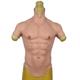 Wisfancy Large Silicone Muscle Suit Fake Muscle Breast Realistic Male Chest for Man Strong Mens Drag, Cosplay Halloween Props Breast Vest Muscle Simulation Skin, Nude