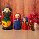 AEVVV Traditional Russian Nesting Dolls - Fairy Tale The Turnip Matryoshka 5-Piece Set