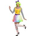 Funidelia | Deluxe Clown Costume for woman Clowns, Circus, Funny - Costume for adults accessory fancy dress & props for Halloween, carnival & parties - Size S - Yellow