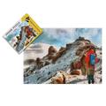 Puzzles for Adults 2000 Piece Watercolor on a high mountain Jigsaw Puzzle Gift Floor Puzzle Brain Challenge Educational Family Game for Kids Teen 100 * 70cm