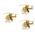 Operitacx 3 Pcs Models Biplane Model Airplane Craft Iron Airplane Vintage Plane Model Airplane Ornament Airplane Model Decorations Iron Plane Model Airplane