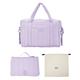 Hylat Baby Diaper bag with changing pad and cotton bag - modern bag for diapers and baby items - ideal for on the go - Violet