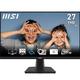 MSI PRO MP275 27 Zoll Full HD Office Monitor - 1920 x 1080 IPS-Panel, 100 Hz, augenschonender Bildschirm, integrierte Lautsprecher, neigbar - HDMI 1.4b, D-Sub (VGA)