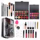 Beavorty 3 Sets Women's Makeup Set Cosmetic Kit for Women Professional Foundation Blush Lady Gifts Cosmetics Supplies Metal Nails for Fingers Practical Multipurpose Makeup Brush Abs Student