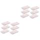 FRCOLOR 160 Pcs False Eyelash Packaging Box Cute Eyelash Case Cute Eyelash Packaging Heart Lipstick Wedding Favors Boxes Eyelash Storage Container Paper Travel Liquid Color Box White