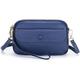 Ladies Lightweight Casual Crossbody Bag Women Genuine Leather Crossbody Bag with Shoulder & Wrist Strap Ladies Zipper Shoulder Bag Fashion Small Party Bag Phone Pouch Evening Party City Clutch Fashi