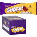 Cadbury Snack Shortcake Chocolate Biscuit 40g x Case of 36 | shortcake biscuits covered in Cadburys milk chocolate | Individually Wrapped - Pack of 4 biscuits | Sold by Essential Products