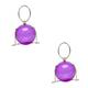 CALLARON 2pcs Box Messenger Bag Bum Bags for Women Crossbody Mini Crossbody Bag Mini Round Shape Purse Fashion Crossbody Bag Crossbody Bag for Women Purple Miss Pvc Storage Bags Flash