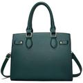 DMICXEL Tote Bag Crossbody Purses for Women Shoulder Handbag PU Leather Top Handle Satchel Bags, Dark Green