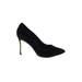 Vince Camuto Heels: Slip-on Stilleto Cocktail Black Solid Shoes - Women's Size 8 1/2 - Pointed Toe