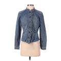 New York & Company Denim Jacket: Short Blue Jackets & Outerwear - Women's Size Small