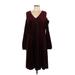 Nine West Cocktail Dress: Burgundy Dresses - Women's Size 14