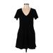 Z Supply Casual Dress - Shift: Black Solid Dresses - Women's Size Small