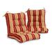 Outdoor Tufted Dining Chair Cushion (Set of 2)