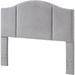 Upholstered Foldable Headboard King Headboard,Gray