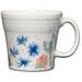 Fiesta Breezy Floral Tapered Mug Ceramic in Blue/Brown/Green | 4 H x 4 W in | Wayfair 147542510