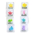 Jouets de bain pour bébé cubes de glace allumés lumières LED clignotantes colorées jouet Shoous