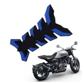 Autocollant de protection auto-adhésif pour moto motif arête de poisson 3D autocollants de moto