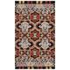 Gray/Red 120 x 96 x 0.375 in Area Rug - Safavieh Blossom Oriental Hand Tufted Wool/Area Rug in Charcoal/Red | 120 H x 96 W x 0.375 D in | Wayfair