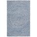 Blue/White 108 x 27 x 0.375 in Indoor Area Rug - Safavieh Ebony Area Rug Cotton/Wool | 108 H x 27 W x 0.375 D in | Wayfair EBN652M-29