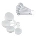 KitchenAid® Universal 9-Piece Measuring Cup & Spoon Set Plastic in White | Wayfair KQ475OHWHA
