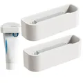 Tube de dentifrice sans ongles support à clip gain de place accessoires de stockage à domicile