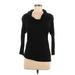 Calvin Klein Long Sleeve Top Black Cowl Neck Tops - Women's Size Medium