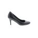 Cole Haan Heels: Pumps Stilleto Classic Black Print Shoes - Women's Size 7 1/2 - Round Toe