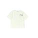 Zara Short Sleeve T-Shirt: Ivory Acid Wash Print Tops - Kids Boy's Size 10